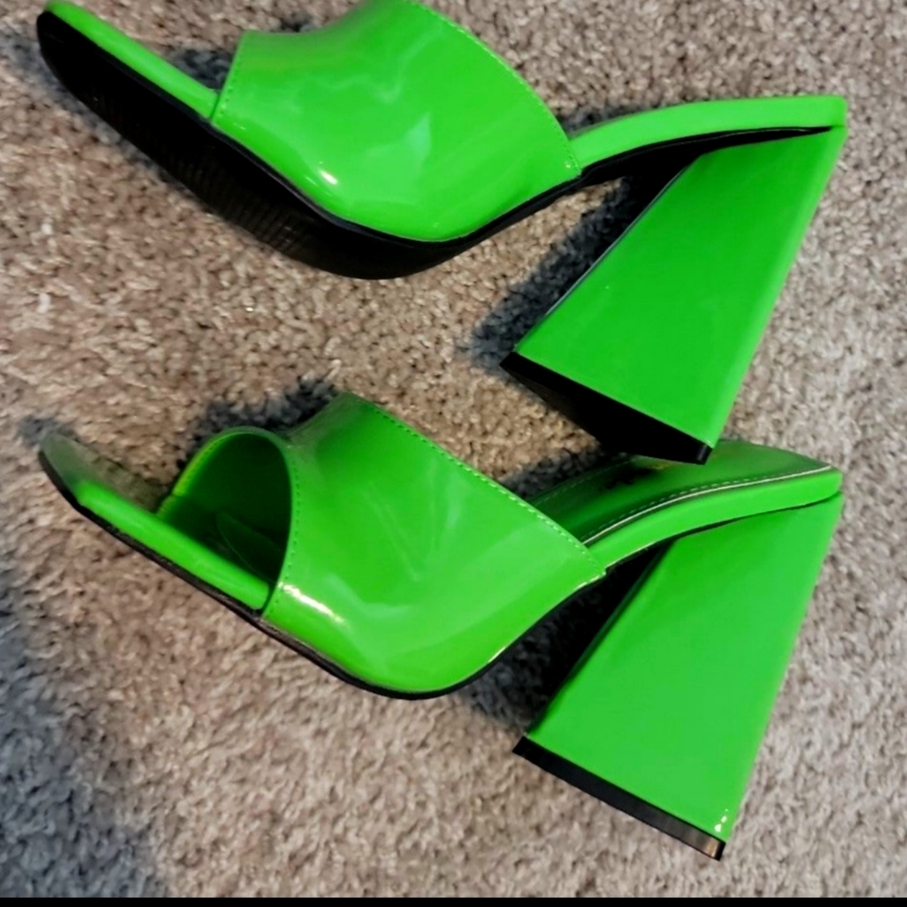 Green heels